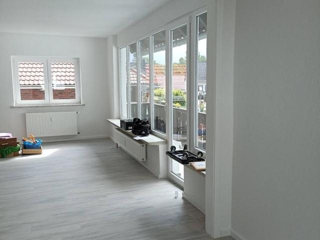 Moderne große Wohnung mit eigenem Garten in Benefeld