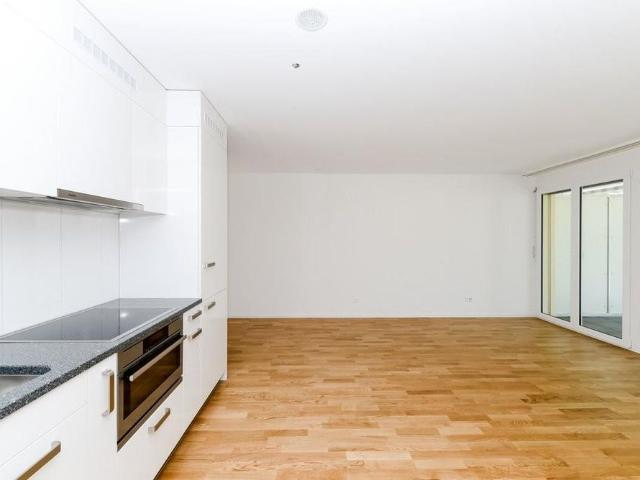 Moderne helle Wohnung mit Gartensitzplatz