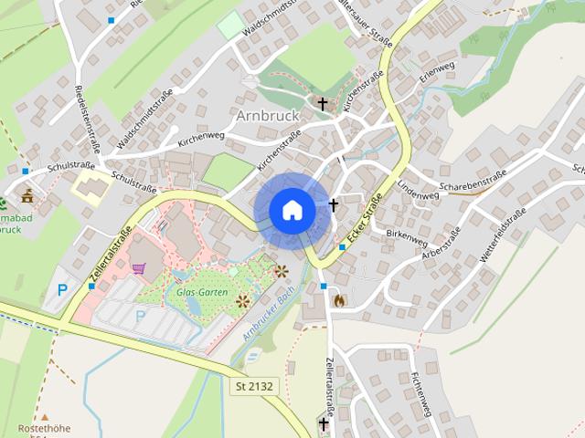 Moderne & helle 3 Zimmer Erdgeschosswohnung in Arnbruck mit Aufzug & Gartenanteil zu vermieten