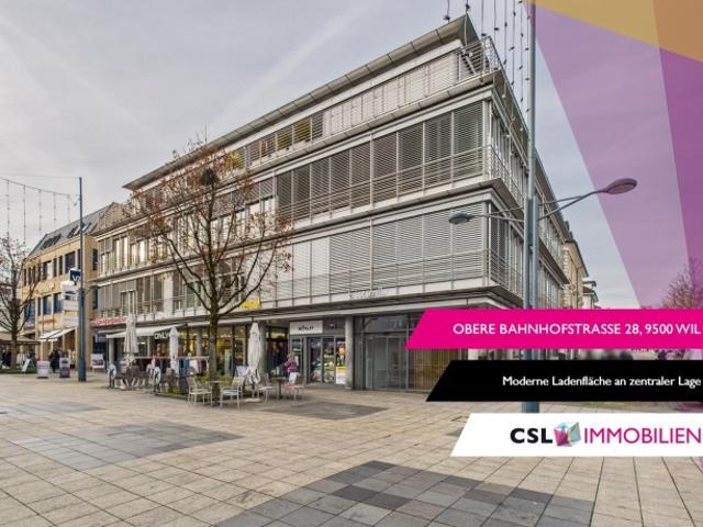 Moderne Ladenfläche mit hoher Visibilität an zentraler Lage in Wil