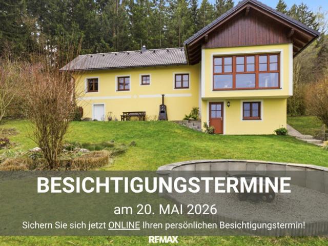 Moderne Landidylle in Hagenberg – Einfamilienhaus mit Fernblick, Pool und nahezu Alleinlage