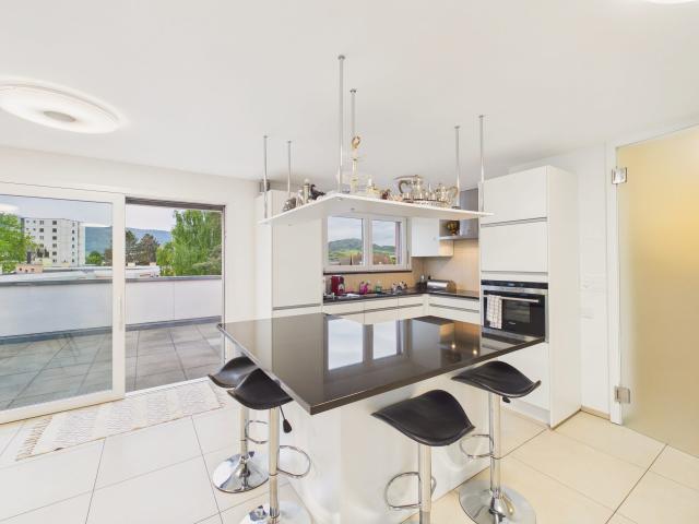 Moderne Penthouse Wohnung mit Panorama Terrasse in Delémont