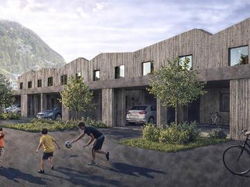 Moderne Reihenhäuser in Wolfurt – Erstbezug mit 4 Zimmer und Garten