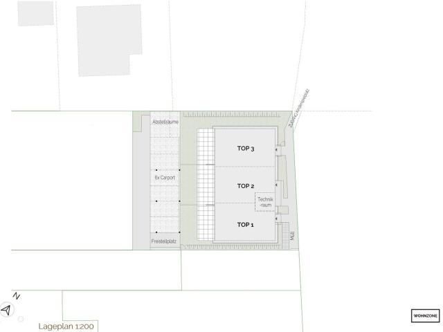 Moderne Reihenhäuser in Lengau