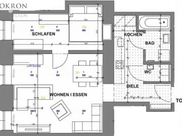 Moderne Stadtwohnung freier Mietzins in Top Lage von Wien Perfekt für Singles oder Paare!