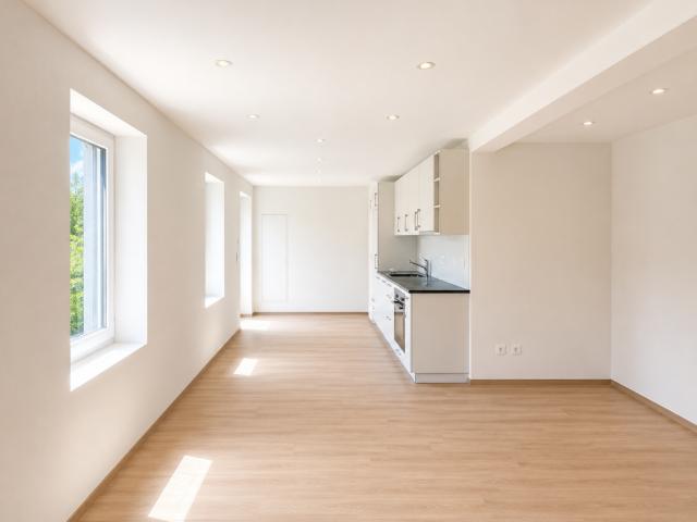 Moderne Stadtwohnung mit cleverem Grundriss und Garten