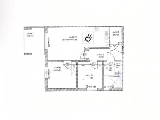 Moderne, schöne 3 Raum Wohnung mit Terrasse, Garten und Carport Schöneiche bei Berlin