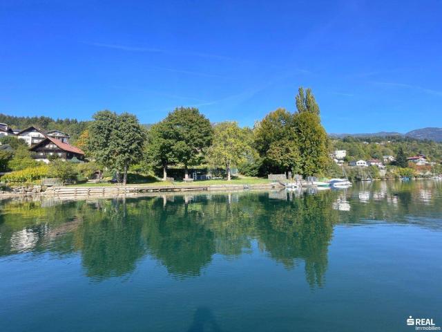 Moderne Terrassenwohnung mit Blick auf den Millstätter See privater Badeplatz!