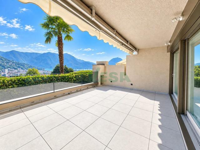 Moderne und helle 2 Zimmer Wohnung mit Seeblick und grosser Terrasse