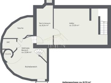 Moderne Villa mit traumhaftem Garten, Pool, Sauna, uvm