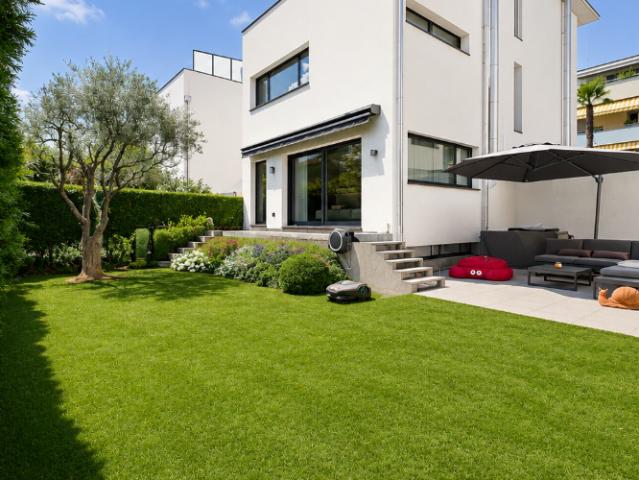 Moderne Villa in Ascona Grosszügige Räume, Garten und Terrassen