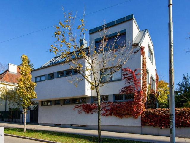 Moderne Villa in Döbling mit großzügiger Wohnfläche und privatem Garten