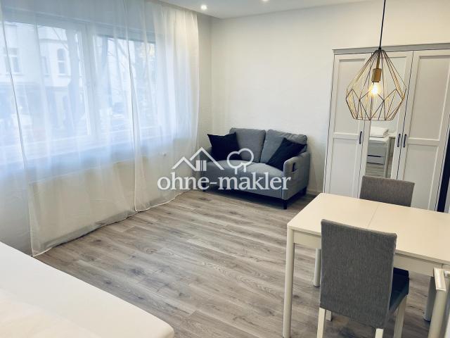 Moderne vollmöblierte 1 Zimmerwohnung mit Blick in die Stadt