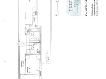 moderne Wohnung mit grosszügiger Dachterrasse
