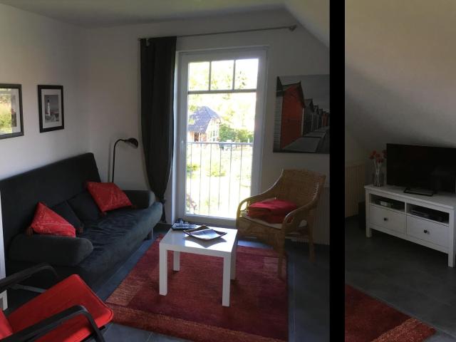 Moderne Wohnung mit großzügiger Loggia, Balkon und Spitzboden in Bestlage von Hooksiel