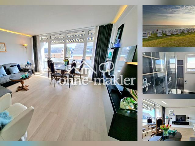 Moderne Wohnung strandnah, saniert, provisionsfrei und auf Eigenland