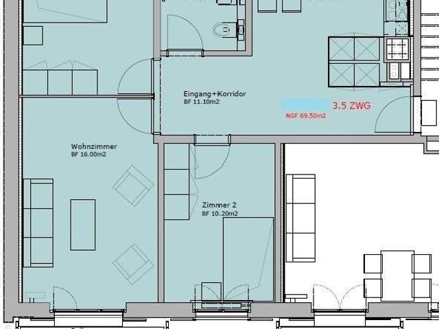 Moderne Wohnung zu vermieten