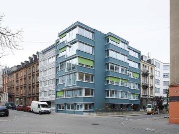Moderne Wohnsiedlung an urbaner Zentrumslage