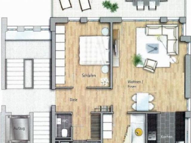 Moderne, Zentrumsnahe 3 Zimmer NB Wohnung mit großem Balkon