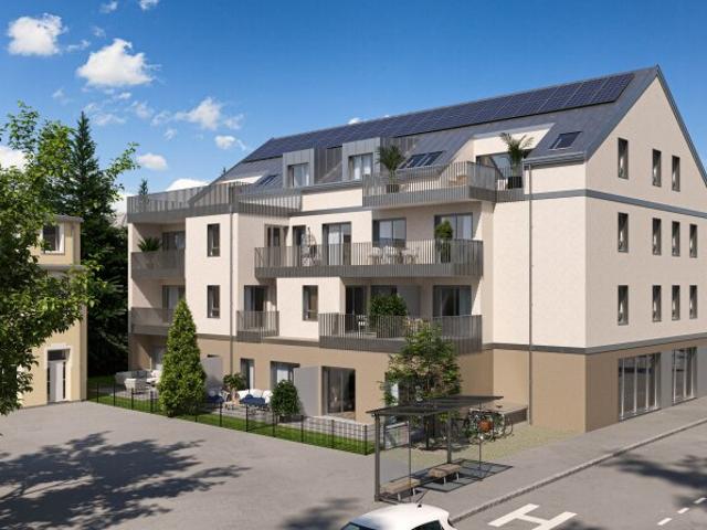 Moderne 1 Zi Whg mit Loggia & Terrasse mitten in Salzburg, Erstbezug
