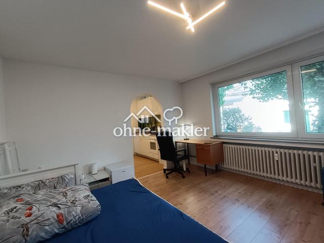 Moderne 1 Zi. Whg. in ruhiger Lage in Düsseldorf Rath 30 m², frisch renoviert & möbliert