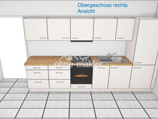 Moderne 1 Zimmer Wohnung mit großem Balkon