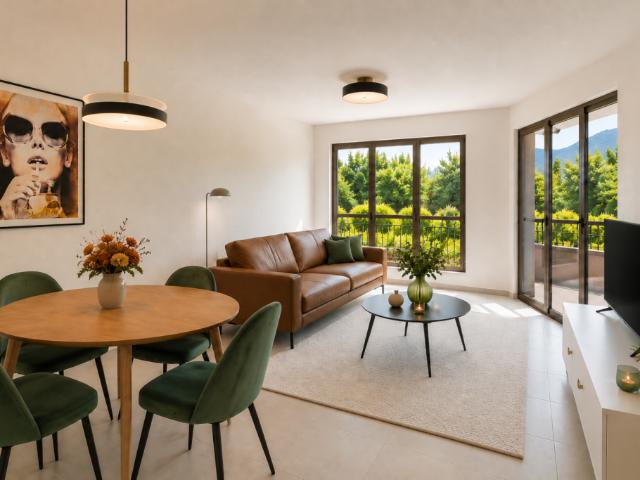 Moderne 2 1/2 Zimmer Ferienwohnung mit grossem Pool an attraktiver Lage in Ascona