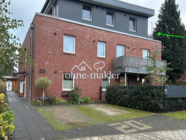 Moderne 2,5 Zi. Wohnung mit Süd Dachterrasse, Smart Home & KfW 40 Plus in HH Schiffbek
