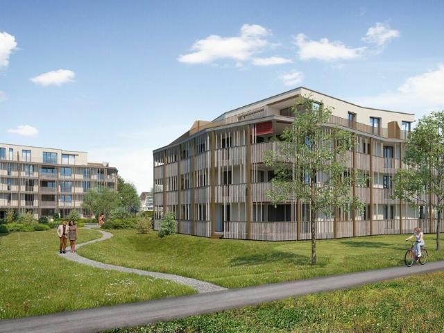 Moderne 2.5 Zi Wohnungen mit grosszügiger gedeckter Terrasse