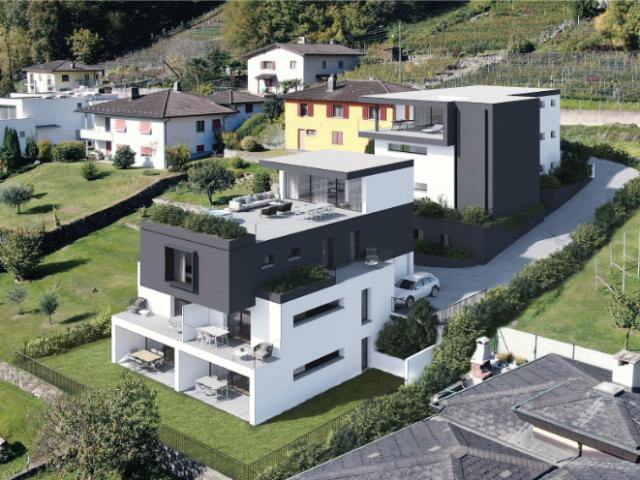 Moderne 2,5 Zimmer Neubauwohnung in LuminoModerno appartamento di 2,5 locali di nuova costruzione a Lumino
