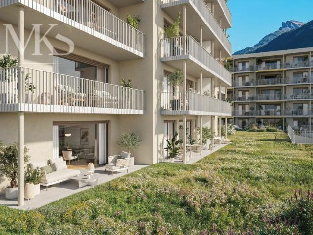 Moderne 2.5 Zimmer Neubauwohnung komfortabel, nachhaltig und zentral in Visp