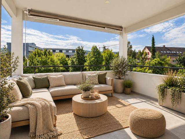 Moderne 2.5 Zimmer Wohnung mit Loggia und Minergie Komfort