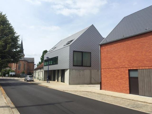 Moderne 2 slk app met terras en tuin, EPC A in Houtvenne