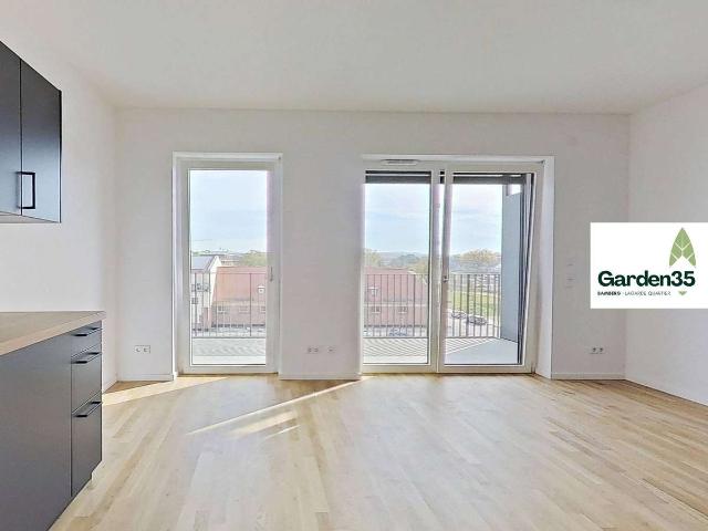 Moderne 2 Zi. Neubauwohnung mit LOGGIA und EBK im zukunftsweisenden Lagarde Campus