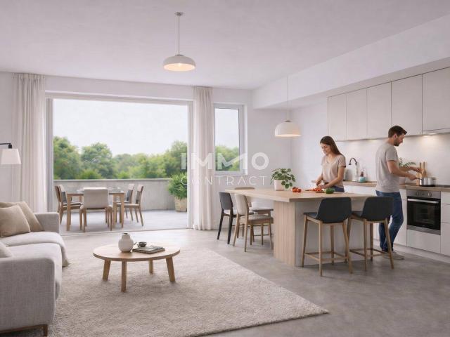 Moderne 2 Zi Wohnung mit Balkon – Fußbodenheizung, Aufzug, Wohnküche!