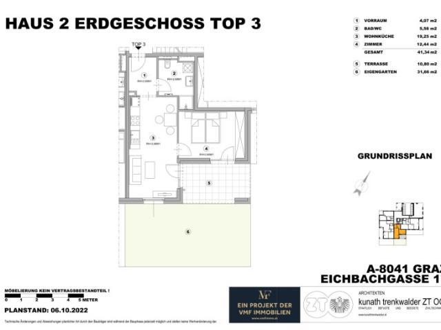Moderne 2 Zi Whg mit Loggia, Fußbodenheizung in 8041 Graz!