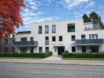 Moderne 2 Zi. Terrassenwohnung Bj. 2016, A+ – EBK, Fußbodenheizung, TG optional