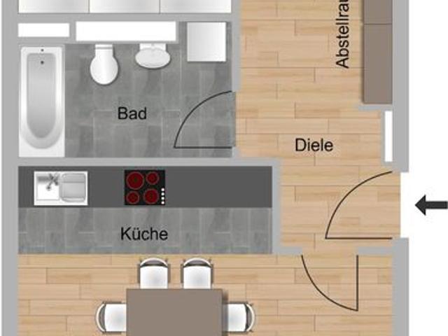 Moderne 2 Zimmer Mietwohnung in jungem Mehrfamilienhaus in Kelsterbach