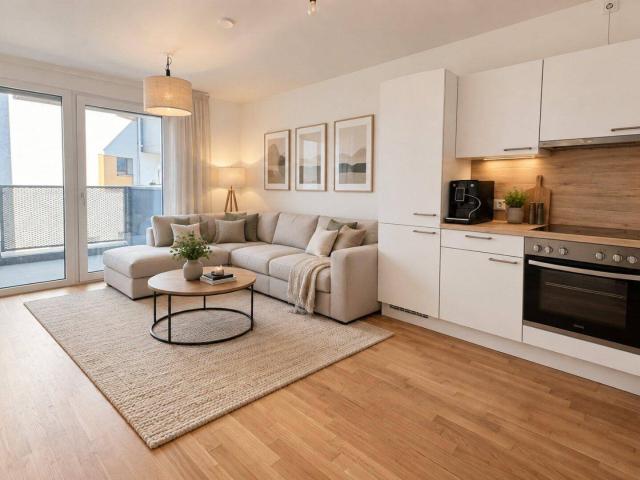 Moderne 2 Zimmer Neubauwohnung | Balkon | Fußbodenheizung