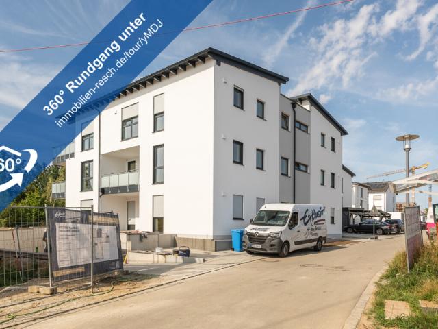 Moderne 2 Zimmer Neubauwohnung mit EBK und überdachtem Balkon Erstbezug in Vilshofen an der Donau