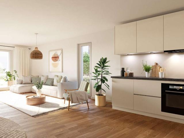 Moderne 2 Zimmer Neubauwohnung mit West Balkon