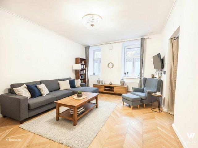 Moderne 2 Zimmer Altbauwohnung mit Terrasse im ruhigen Innenhof | Gesamte Wohnung hofseitig ausgerichtet