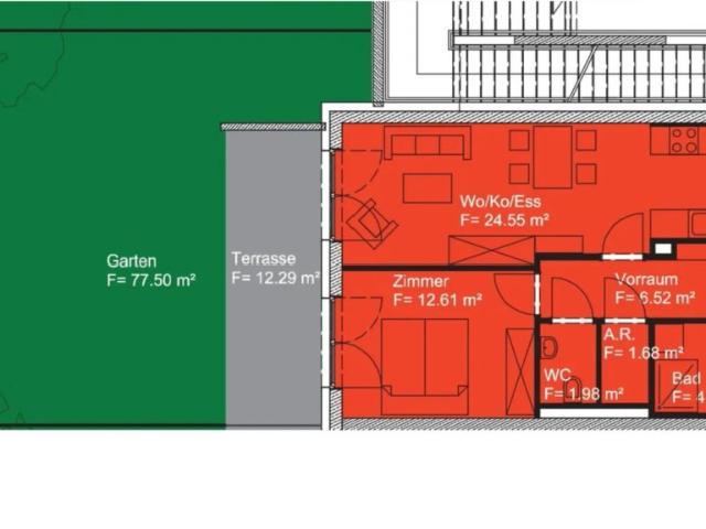 MODERNE 2 ZIMMER GARTEN WOHNUNG