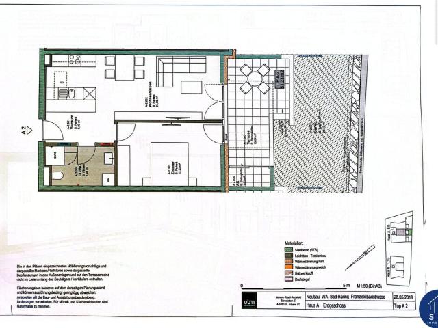 Moderne 2 Zimmer Gartenwohnung mit Terrasse in Bad Häring zu Verkaufen