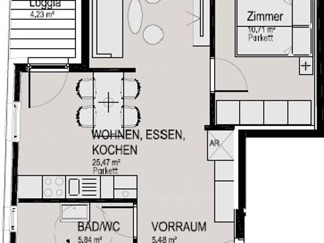 Moderne 2 Zimmer Wohnung