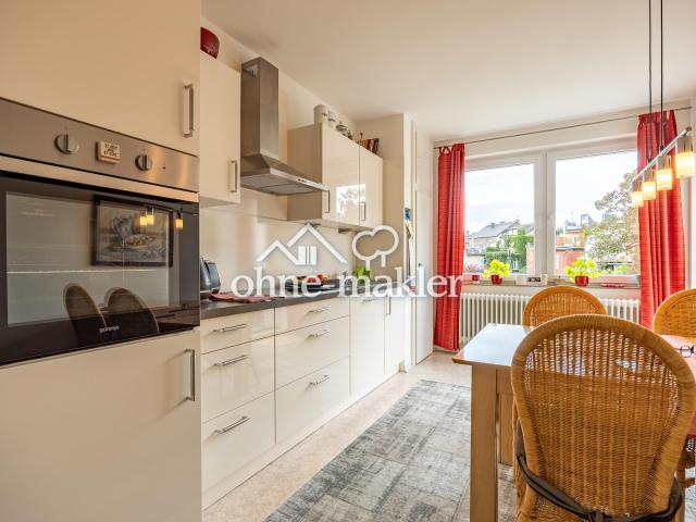 Moderne 2 Zimmer Wohnung mit hochwertiger Einbauküche im Frankenberger Viertel