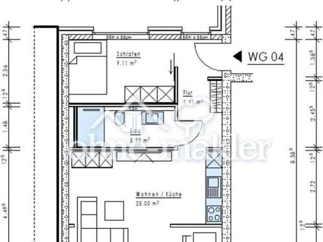 Moderne 2 Zimmer Wohnung in OS Gartlage