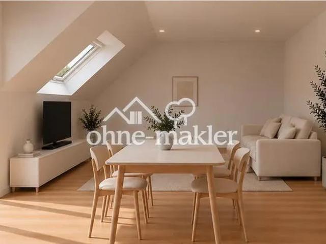 Moderne 2 Zimmer Wohnung in Wackernheim mit großem Balkon, Einbauküche und Glasfaserinternet