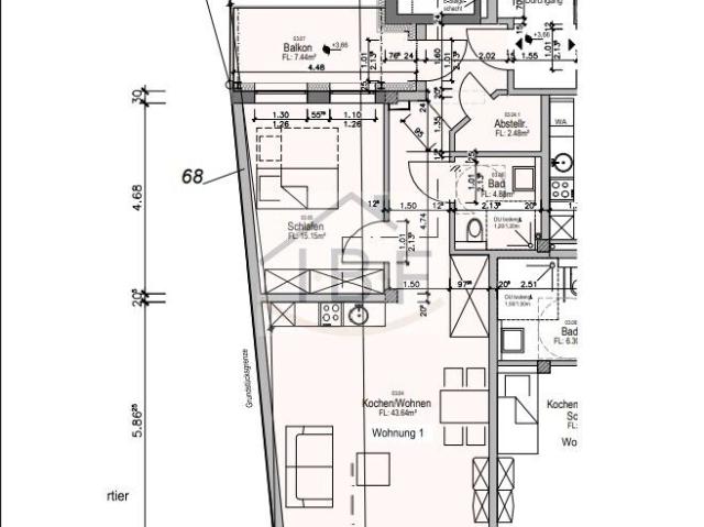 Moderne 2 Zimmer Wohnung mit Aufzug, Balkon, Kühlung uvm. in der Siegenener Innenstadt