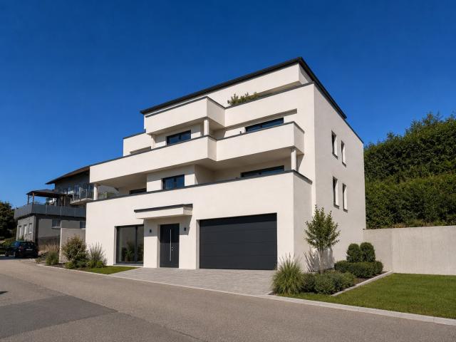 Moderne 2 Zimmer Wohnung mit Balkon und großem Garten | KfW 40 QNG | Erstbezug
